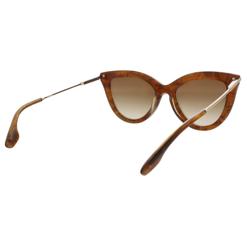 Victoria Beckham VB621S 44806 Caramel Pearl Classic Cateye Sunglasses - Picture 5 of 5